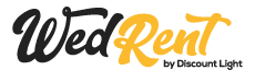 логотип WedRent - Световое оборудование для свадеб